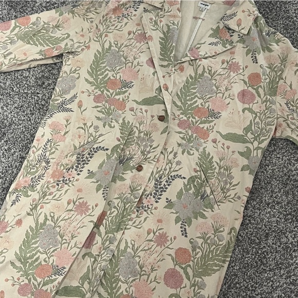 Floral Long Jacket - Picture 2 of 11